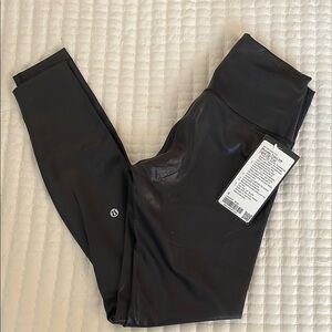 Lululemon Black Foil Leggings